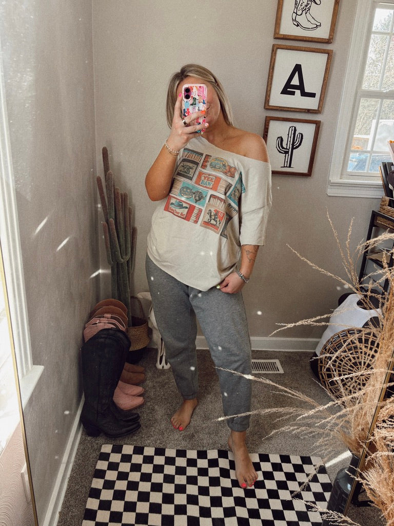 VINTAGE WESTERN MATCHBOX: TEE