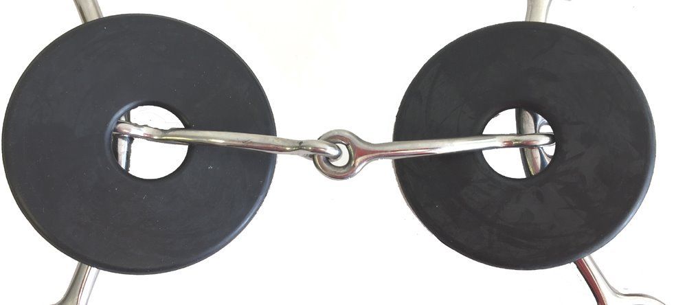 AJ Tack Smooth Snaffle Lifter Gag Bit