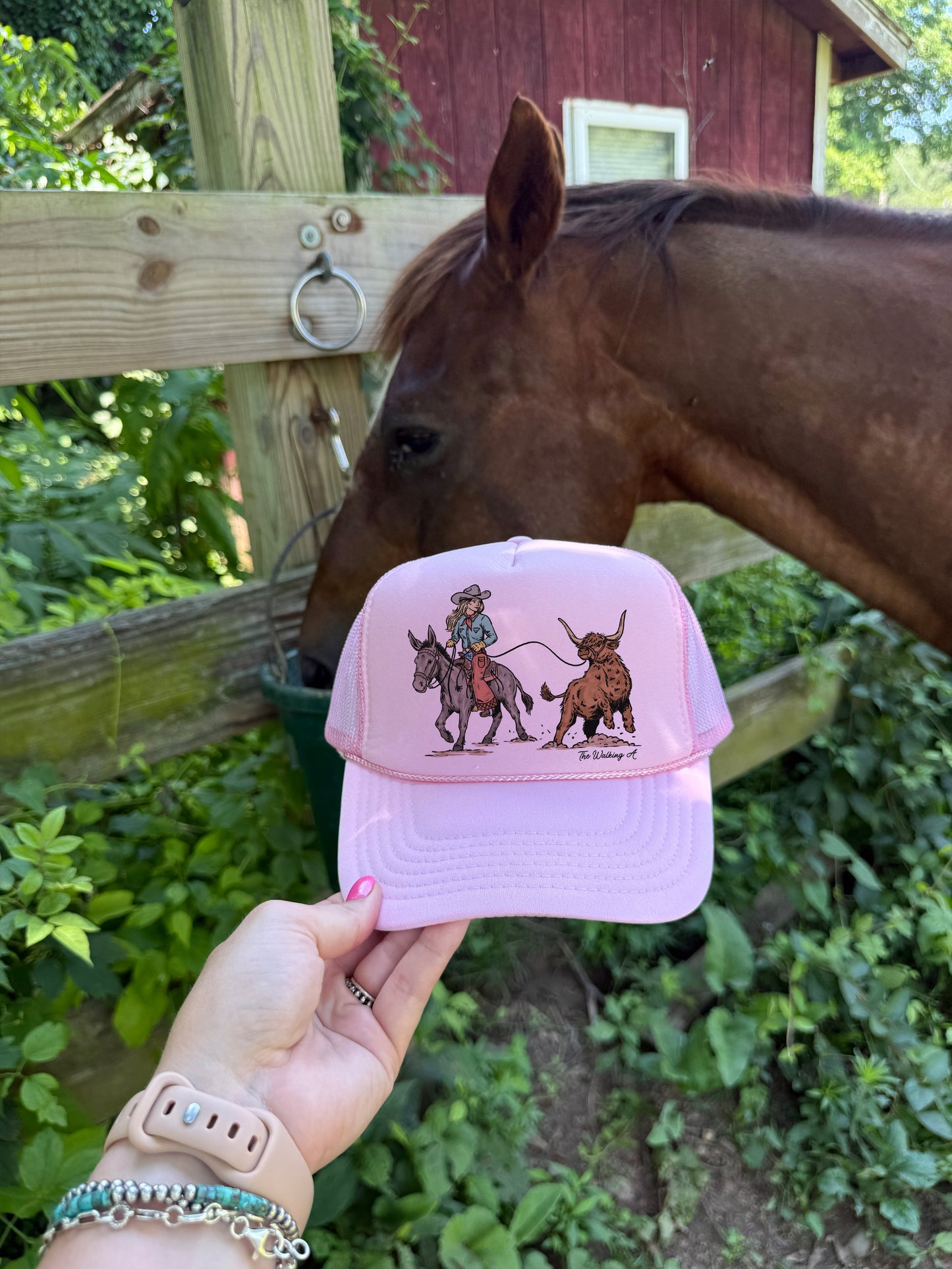 WA ROWDY CAP: PINK