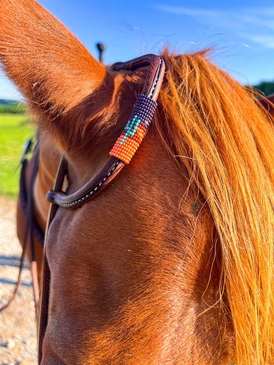Desert Night *Mini* Beaded Headstall