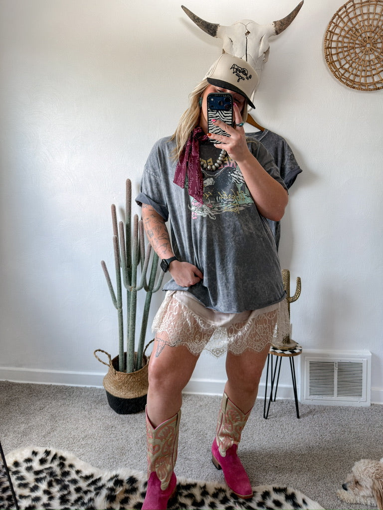PLUM BOOT STITCH TWILLY