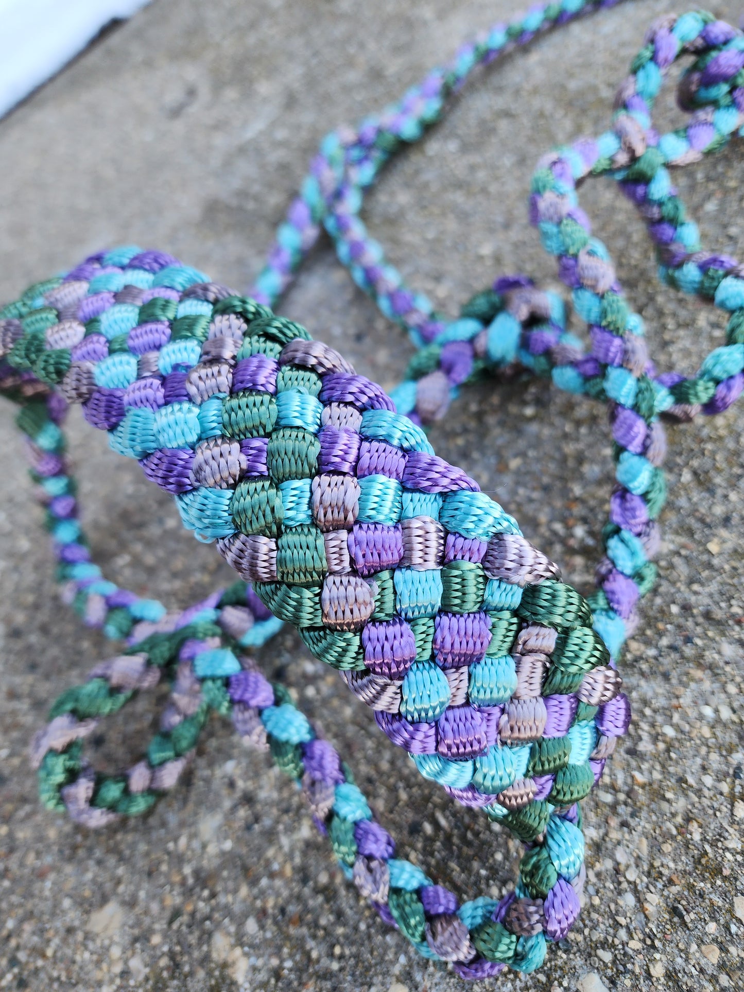 3-4 Color Standard Muletape Halter W/ Lead image 1