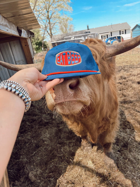 VINTAGE EAT BEEF CAP