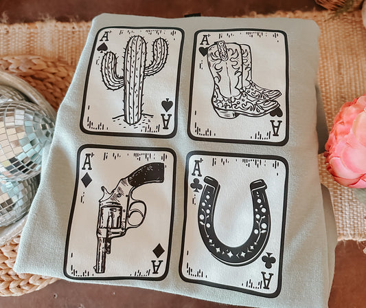 Limited Edition - Four of a Kind - Graphic Top - Small Left