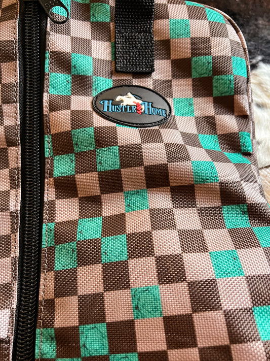 Checks Out Luxury Tack Bag