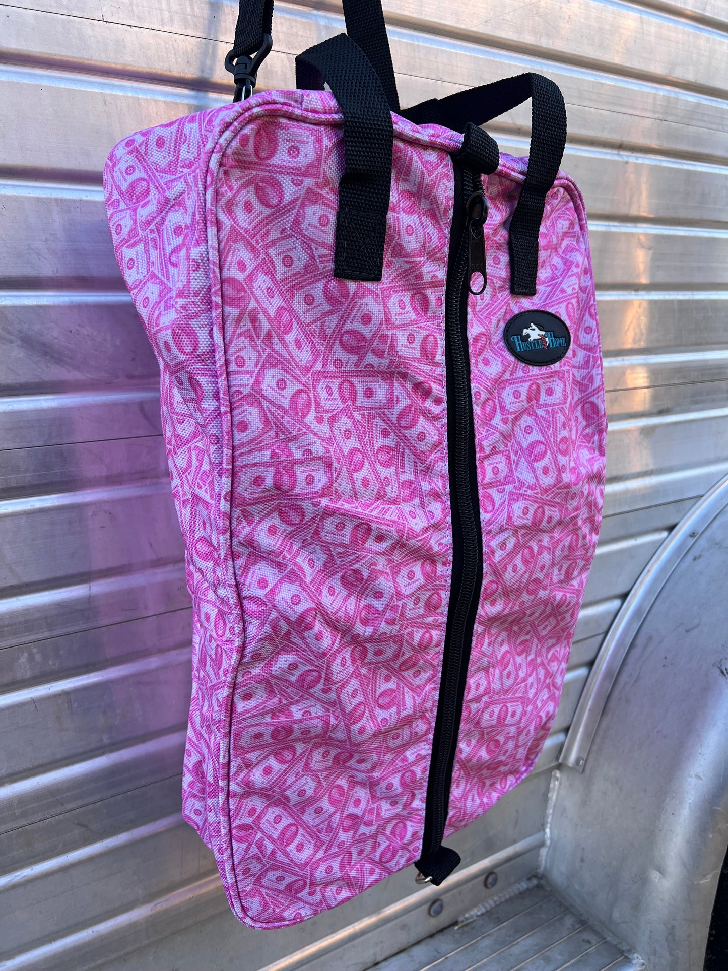 Dash for Cash (Pink) Luxury Tack Bag