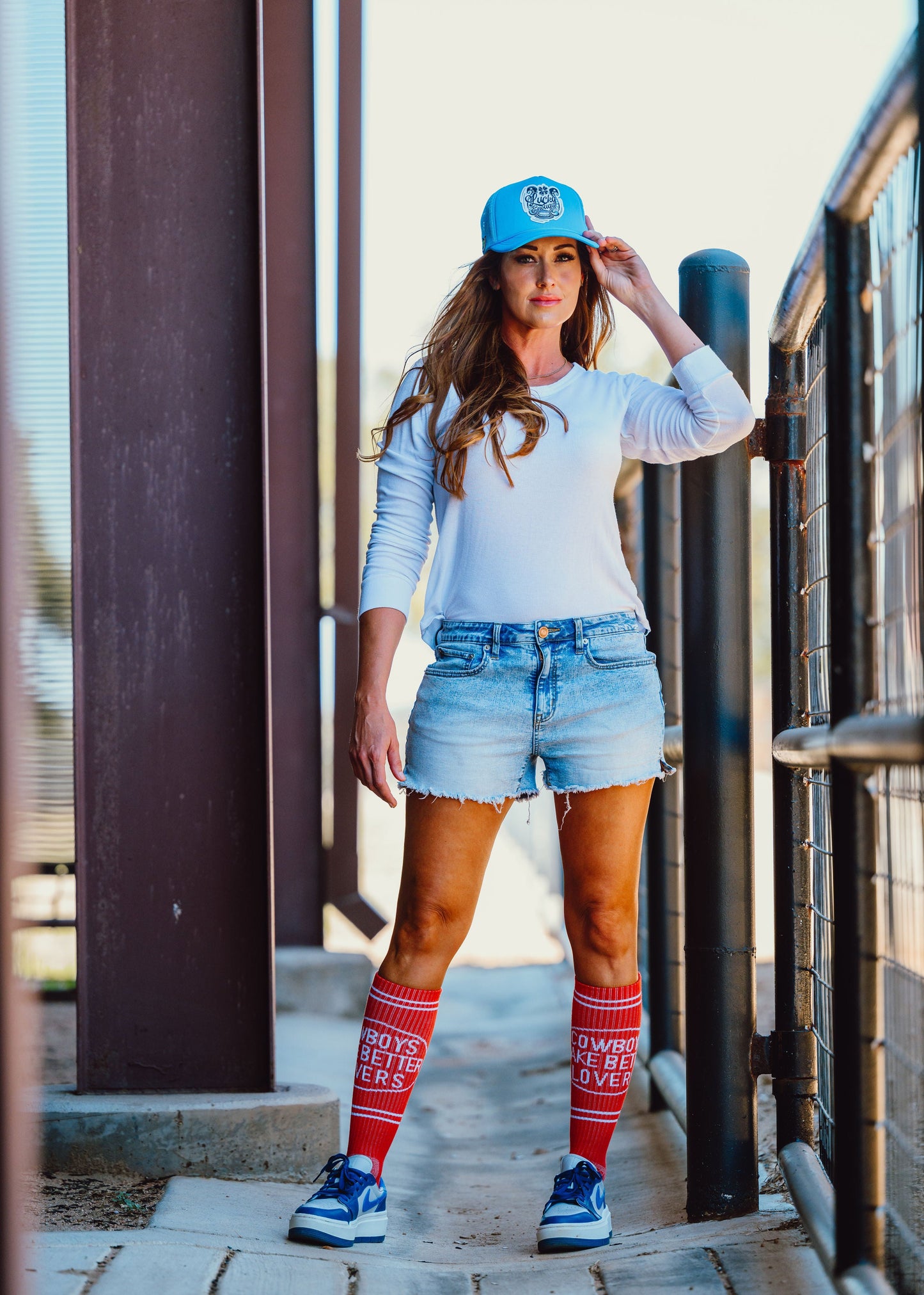 Cactus Alley-Cowboys Lover Red Performance Boot Socks