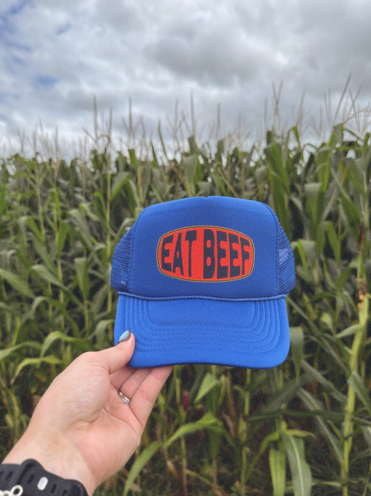 RETRO EAT BEEF: BLUE