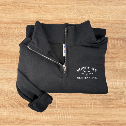 Rowdy M Logo 1/4 Zip