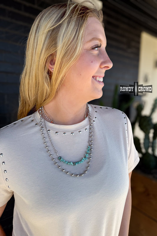 DS Turquoise Pearl Necklace