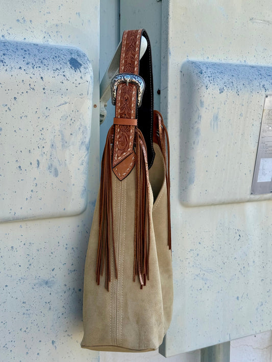 Darlin Duo- Sand With Rose With Fringe
