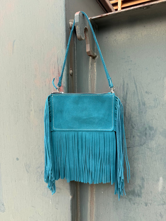 Raglet Bag- Turquoise