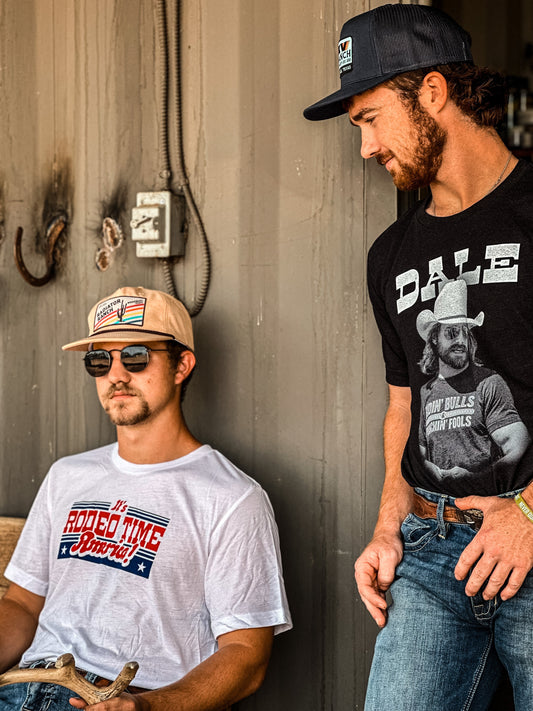 Rodeo Time America White T
