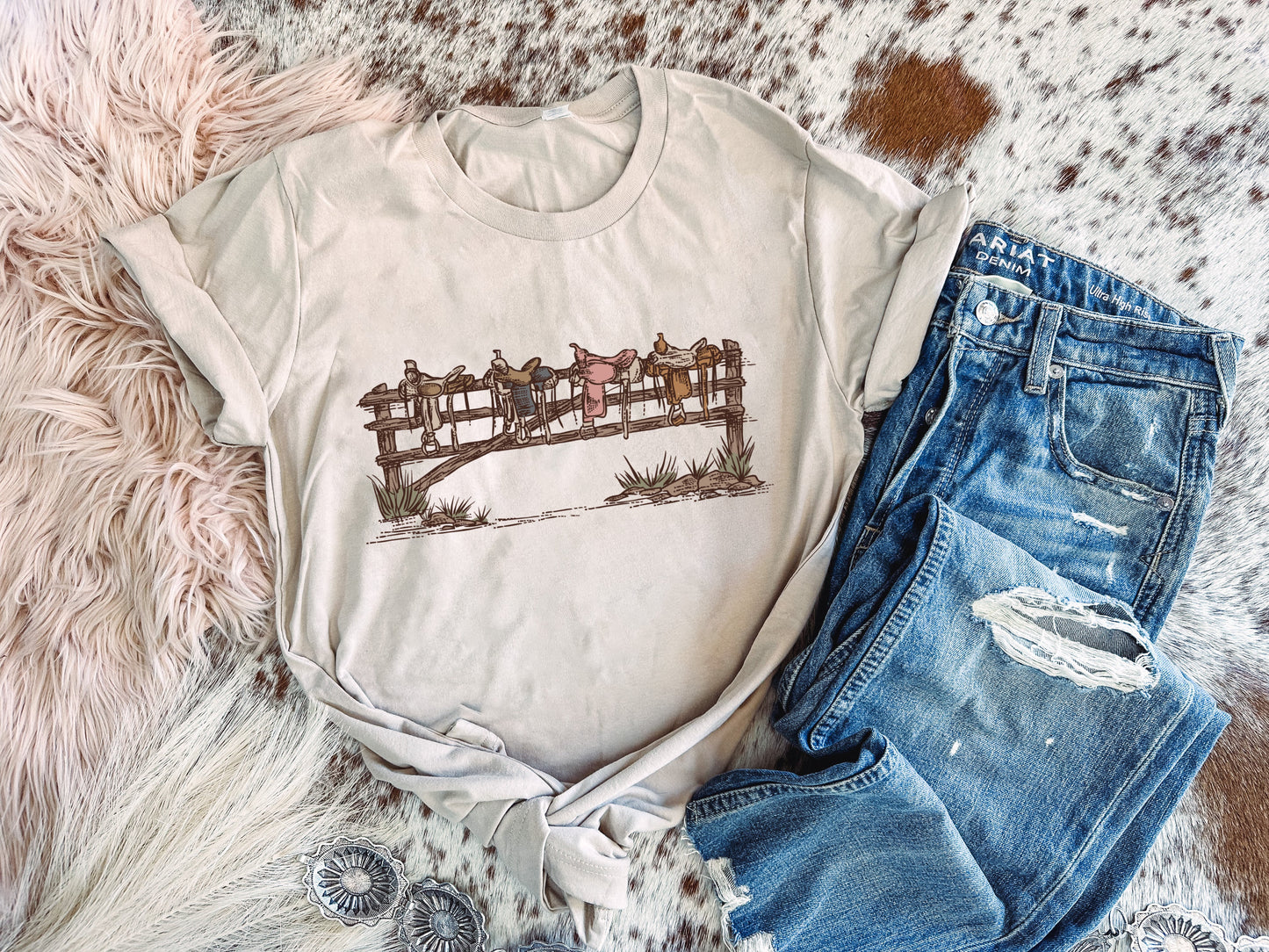 Saddle Up - Graphic Top