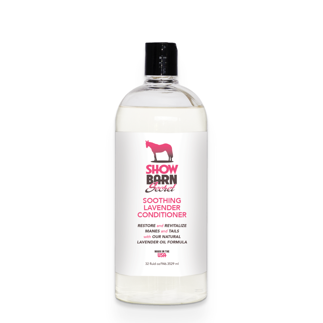 ShowBarn Secret® Lavender Horse Conditioner – 32oz | Soothing, Salt-Free Conditioner for Sensitive Skin & Coat Care