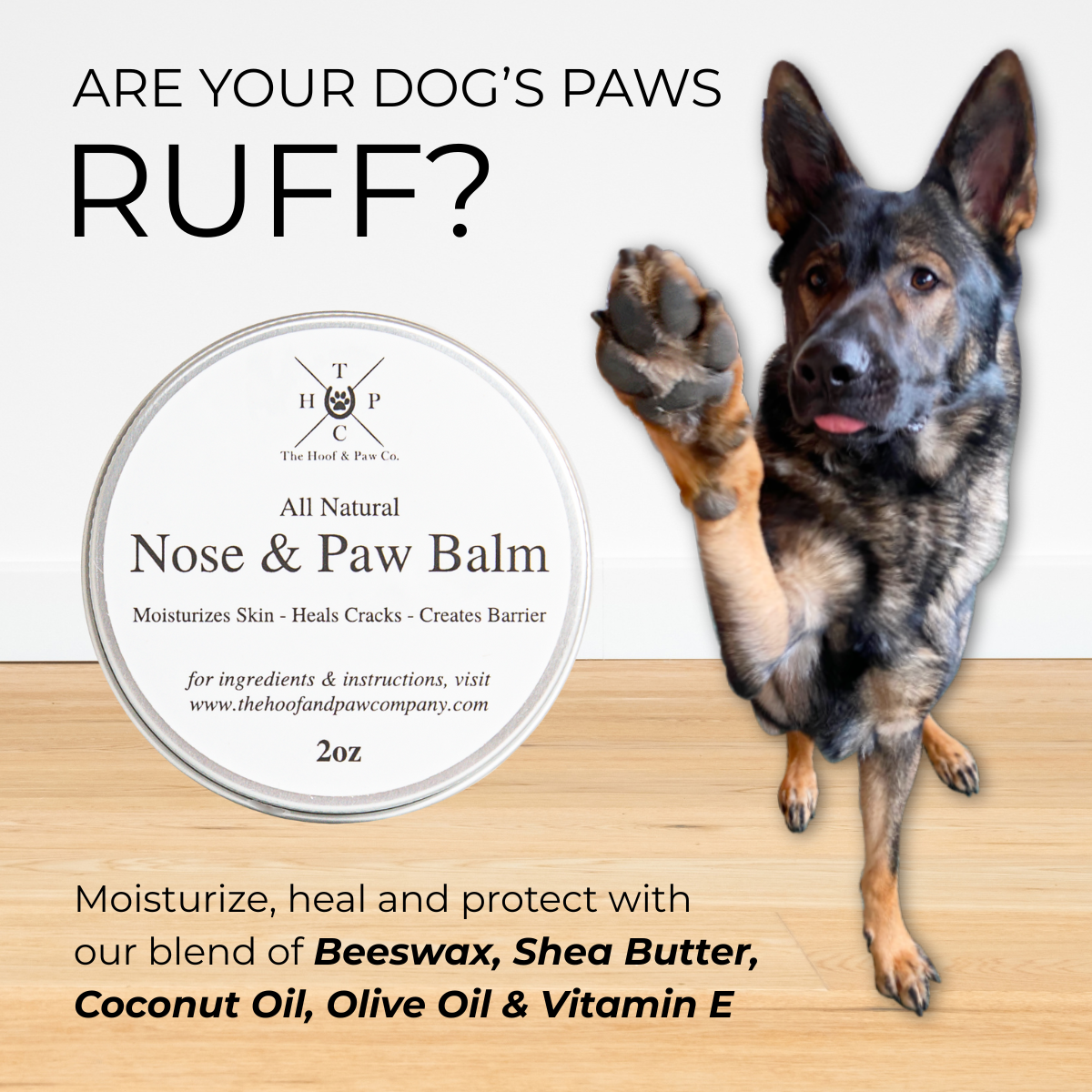 Nose & Paw Balm for Dogs - 2oz