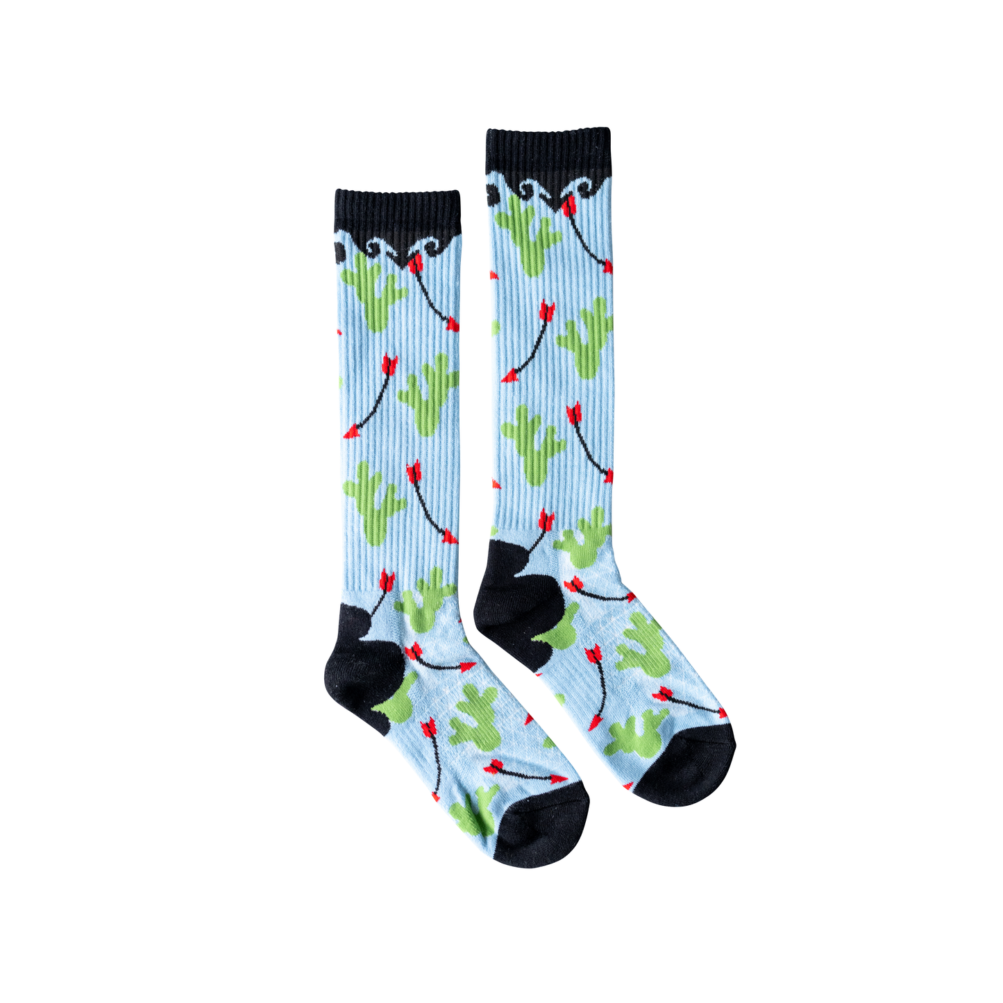 Cowboy Compass Performance Boot Socks