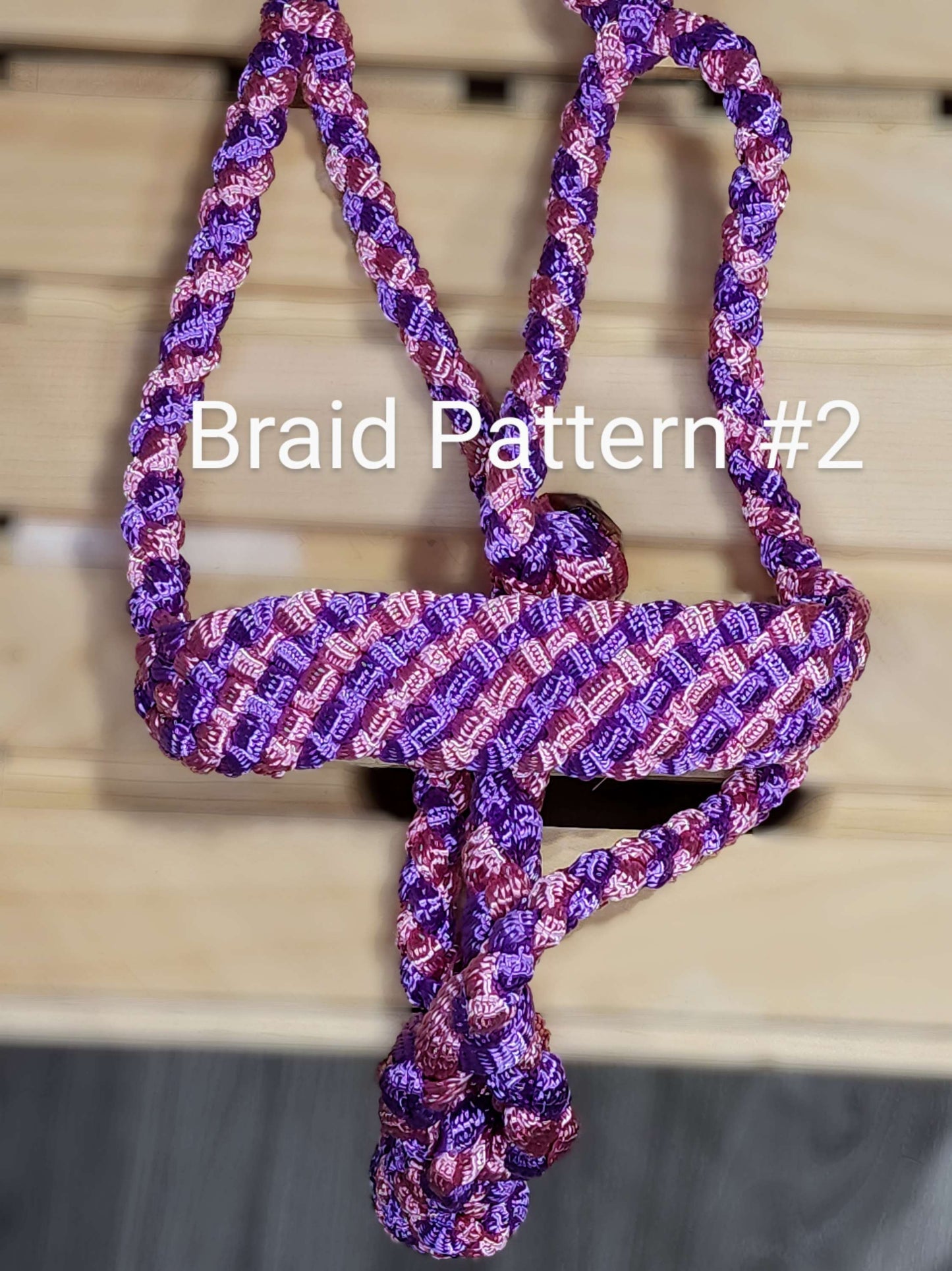 Two Color Muletape Halter & Lead image 2