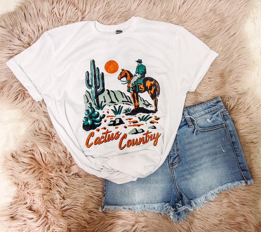 Cactus Country - Graphic Top