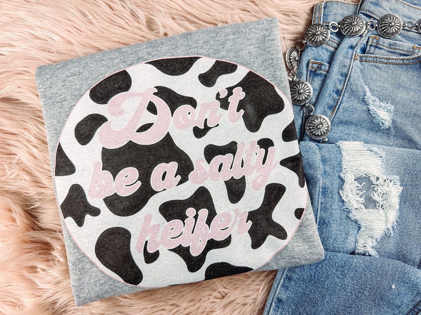 Don’t Be A Salty Heifer - Graphic Top
