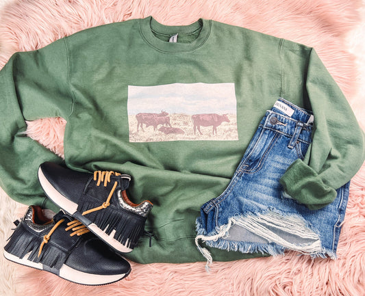 Cow Pasture - Graphic Top