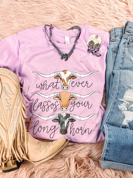 Whatever Lassos - Graphic Top