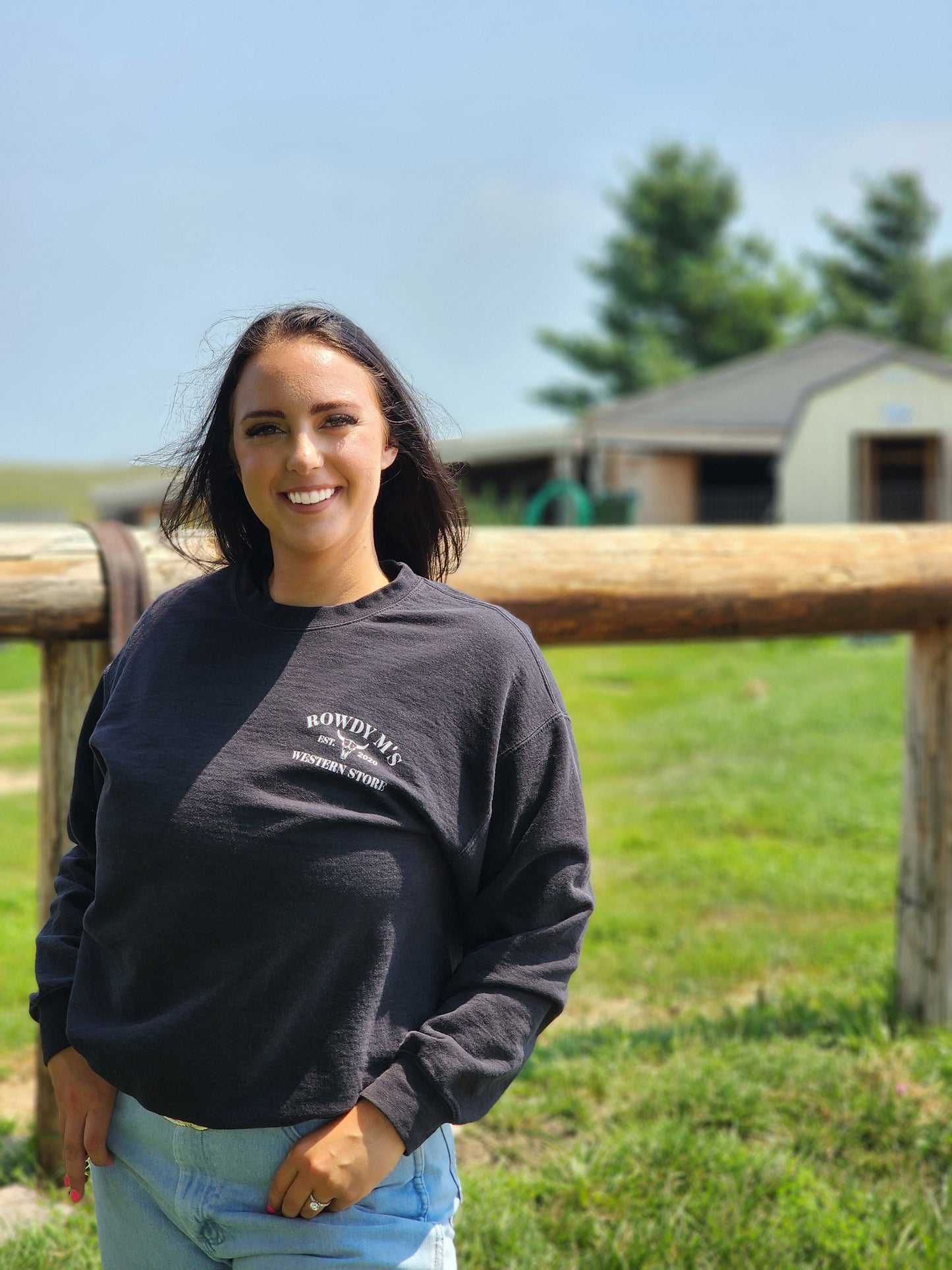 Rowdy M's Logo Crewneck
