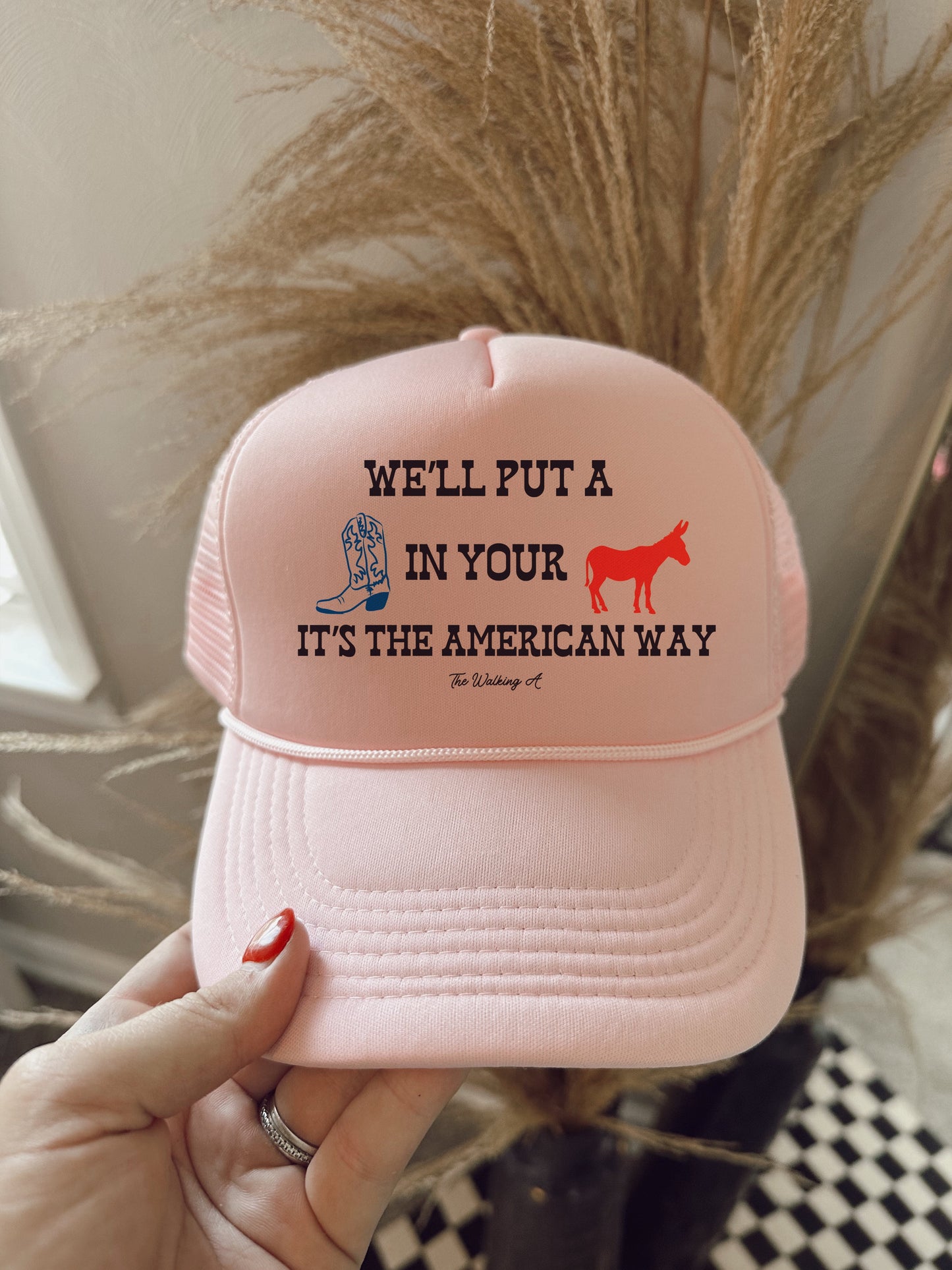 AMERICAN WAY CAP: PINK