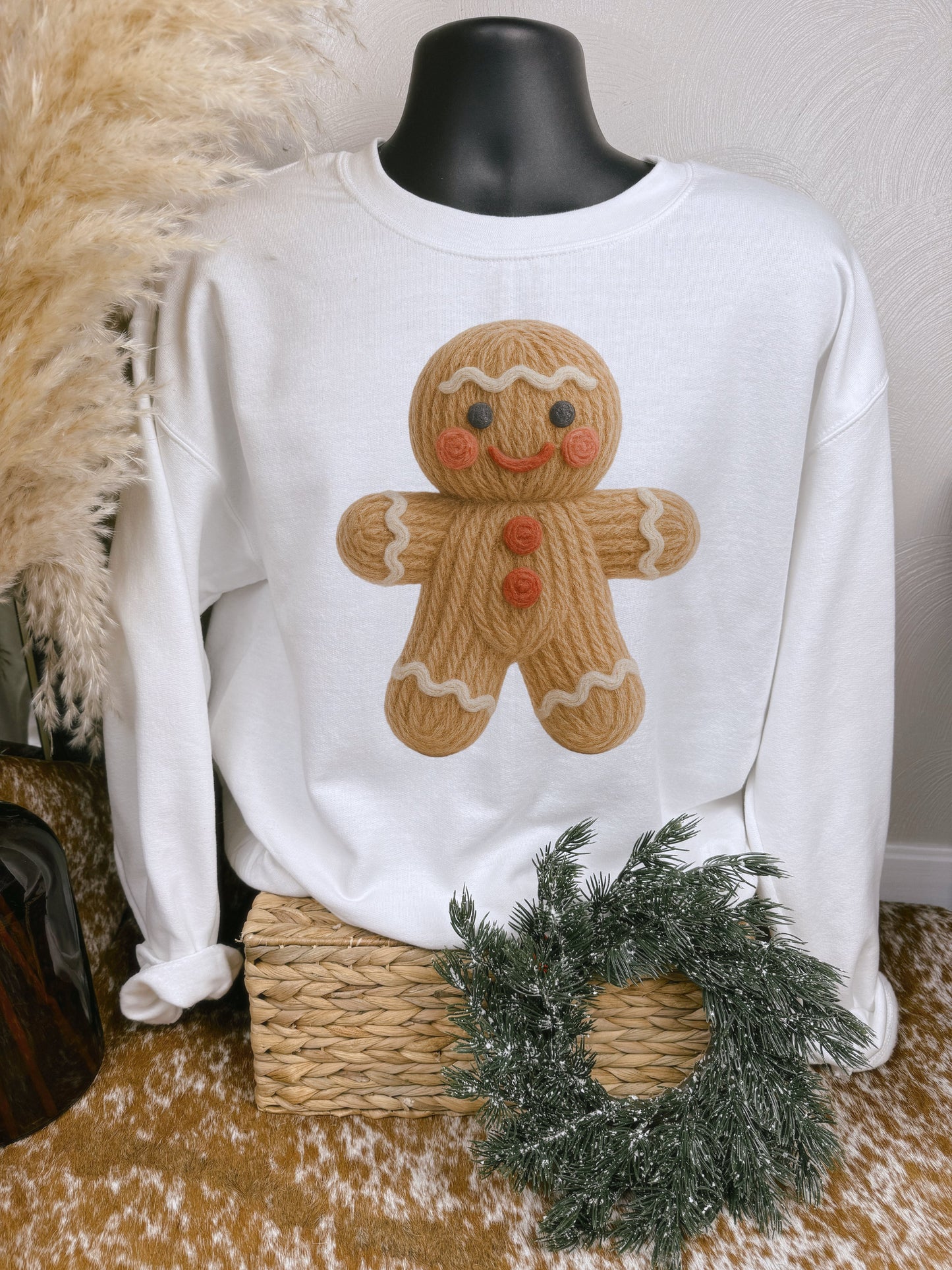 THE FAUX YARN GINGERBREAD MAN