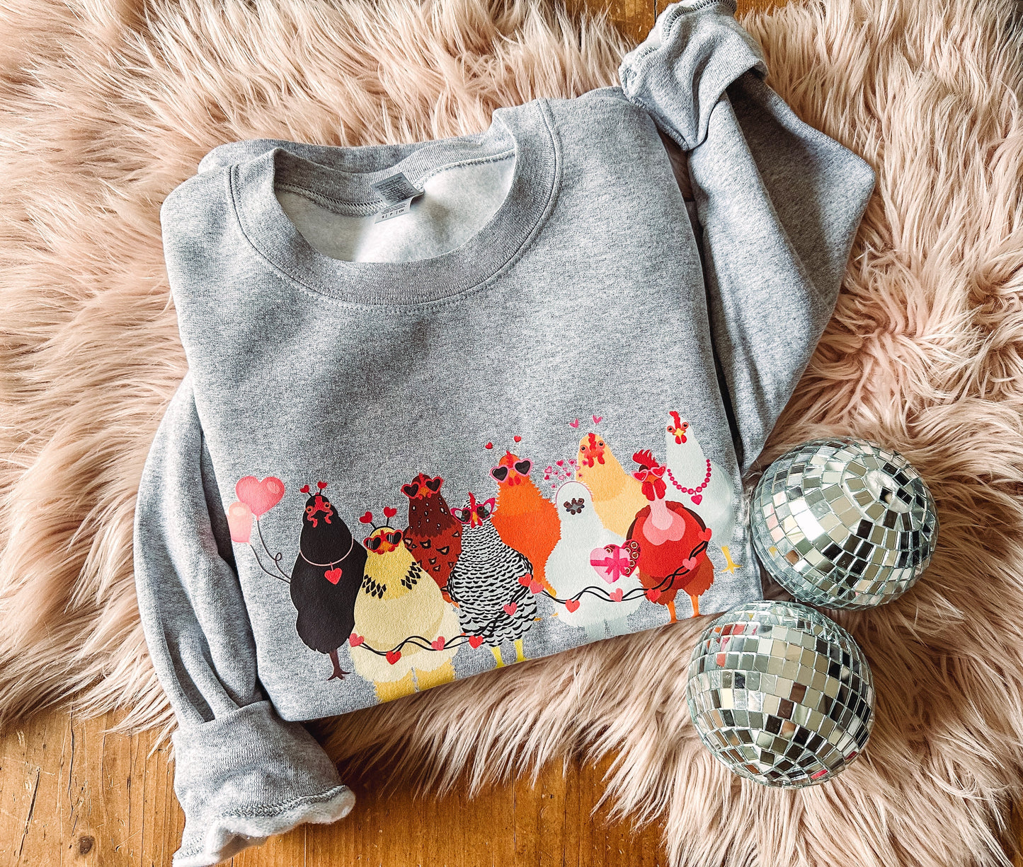 Valentines Chicken - Graphic Top