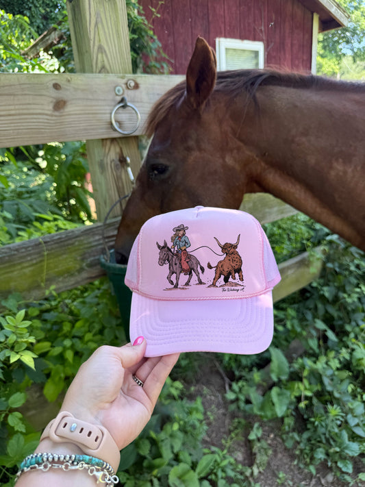 WA ROWDY CAP: PINK