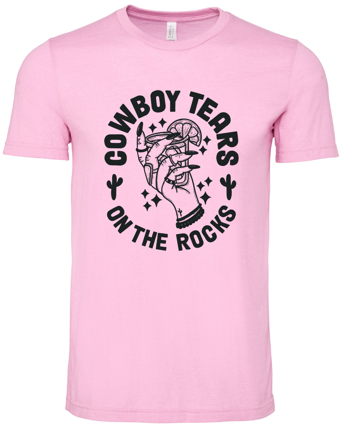 Cowboy Tears On the Rocks - Graphic Top