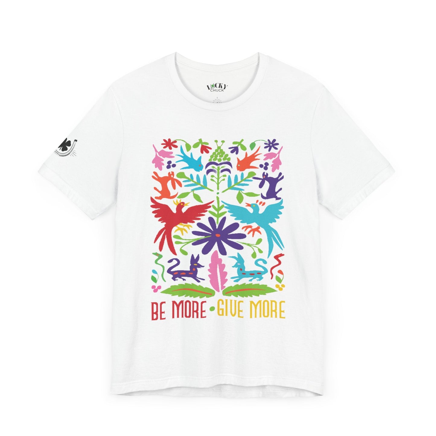 Be More Give More Unisex Jersey Short Sleeve Tee