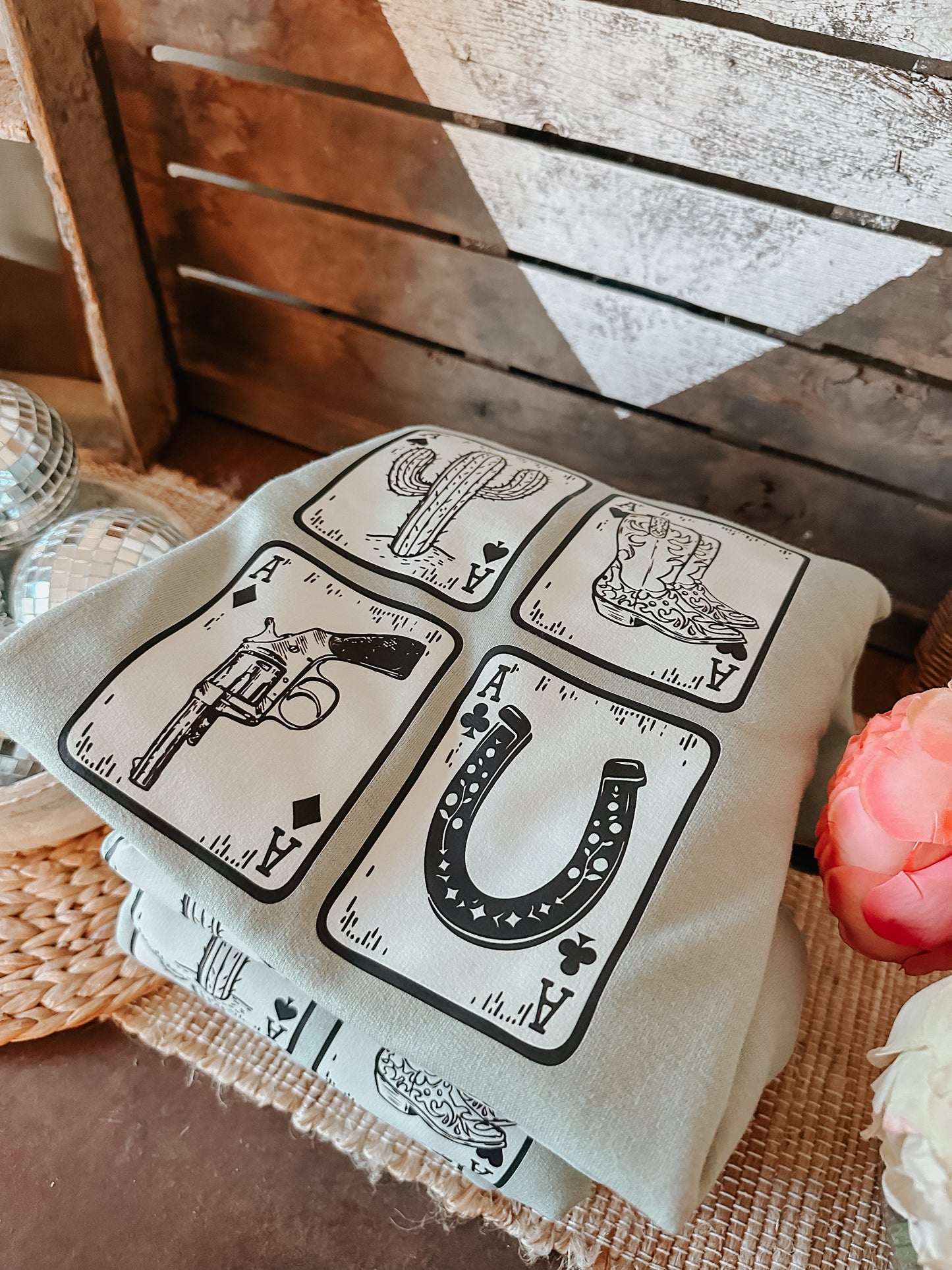 Limited Edition - Four of a Kind - Graphic Top - Small Left