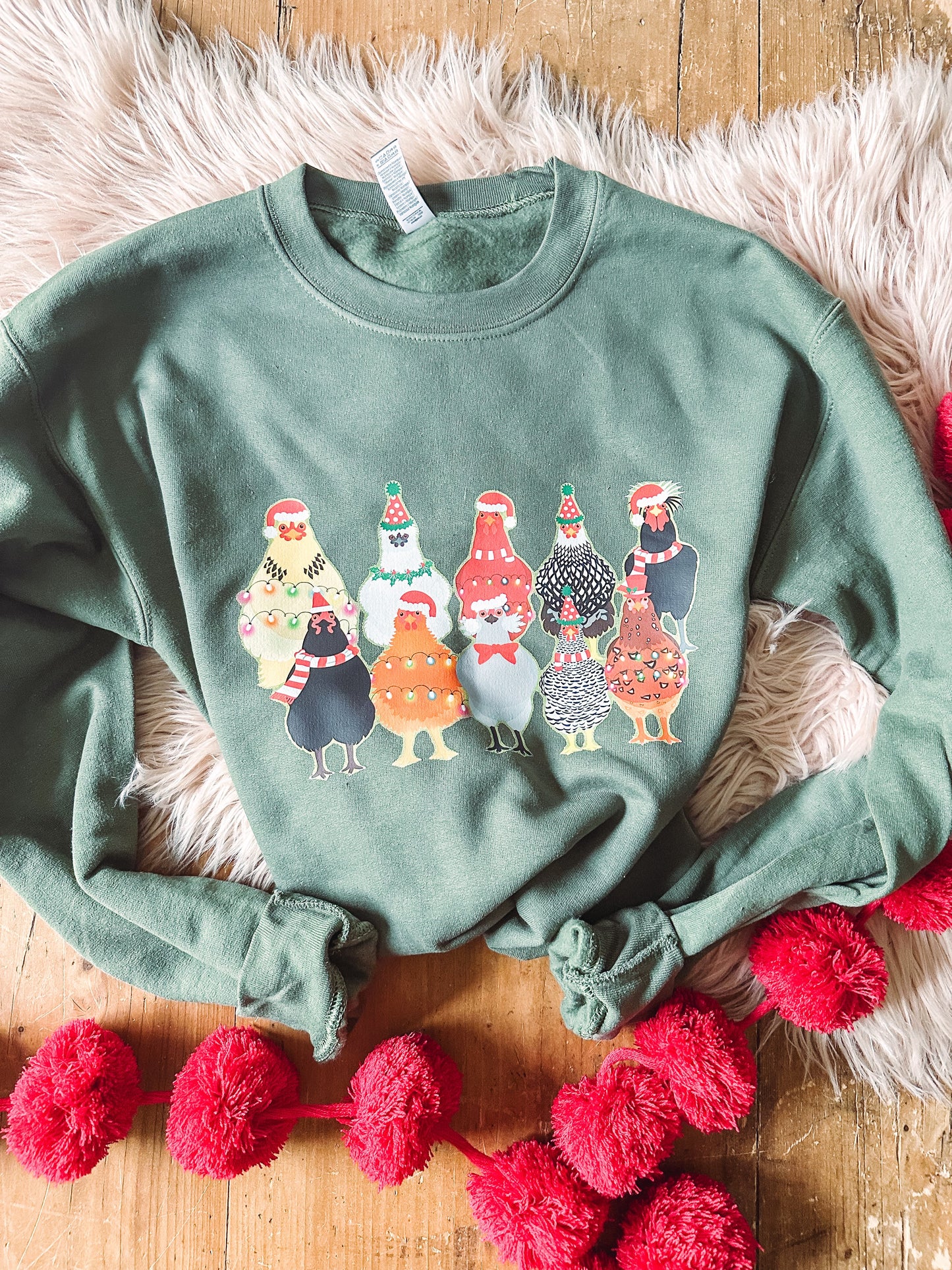 Chicken Christmas - Graphic Top