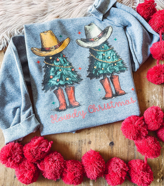 Howdy Christmas Tree - Graphic Top