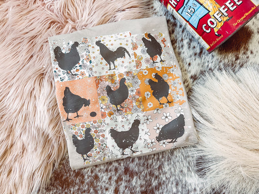 Chicken Square - Graphic Top
