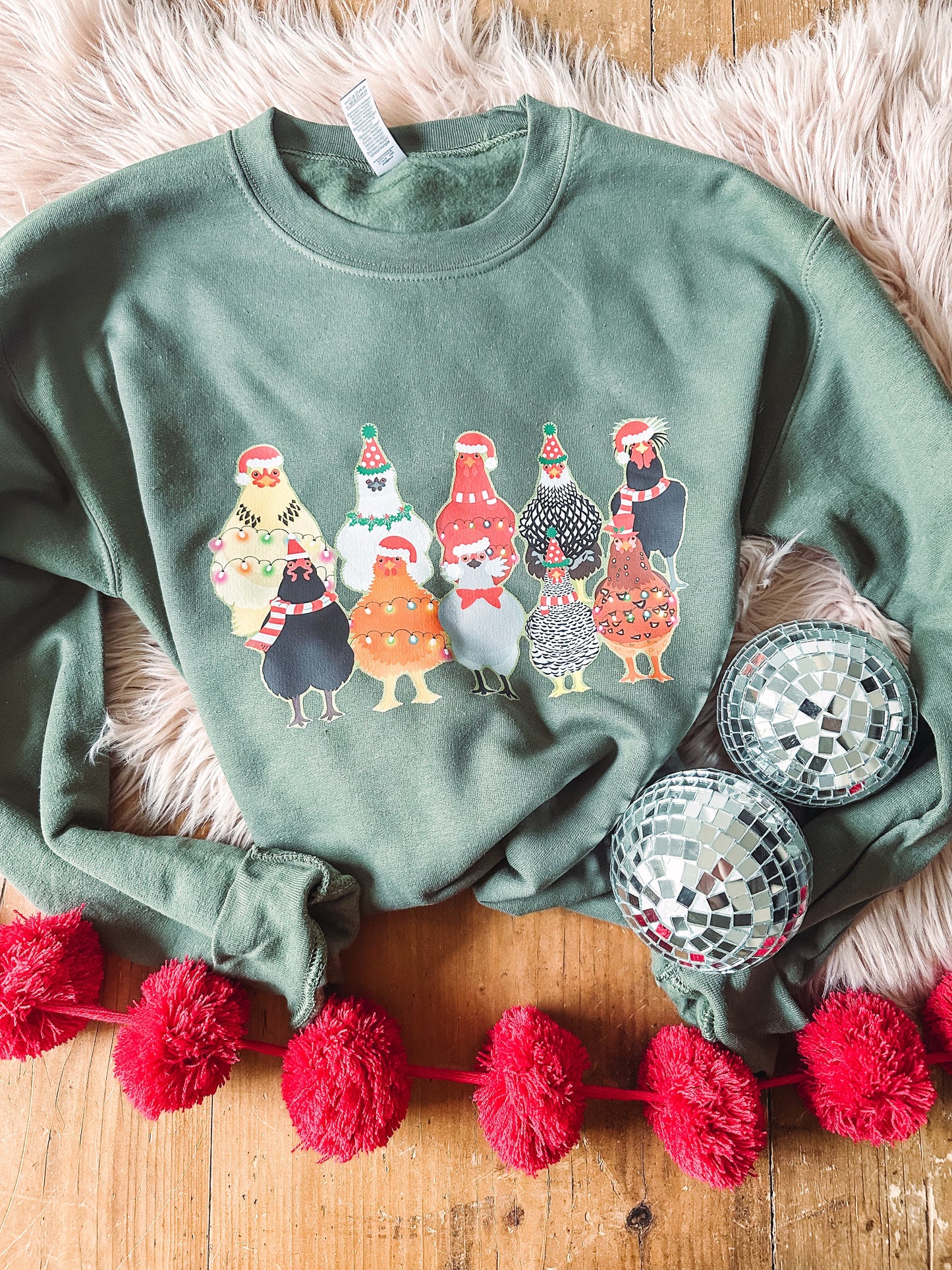 Chicken Christmas - Graphic Top