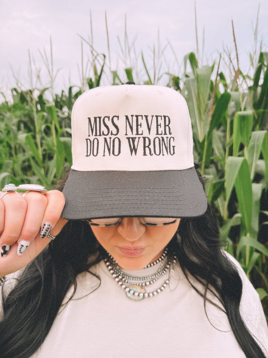 MISS NEVER DO NO WRONG: BLACK