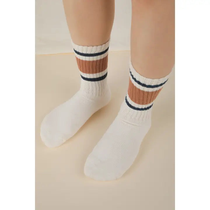 SPORTY CREW SOCKS