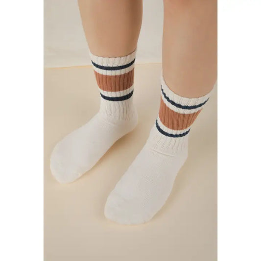 SPORTY CREW SOCKS