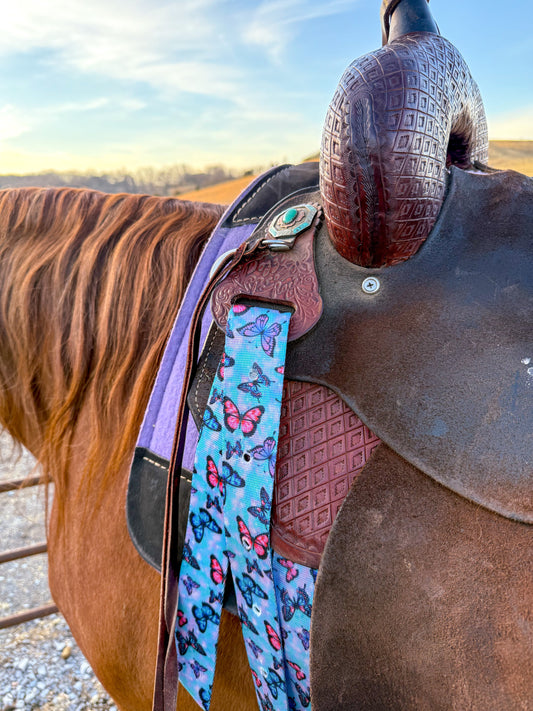 Cotton Candy ButterfliesCinch Strap Set