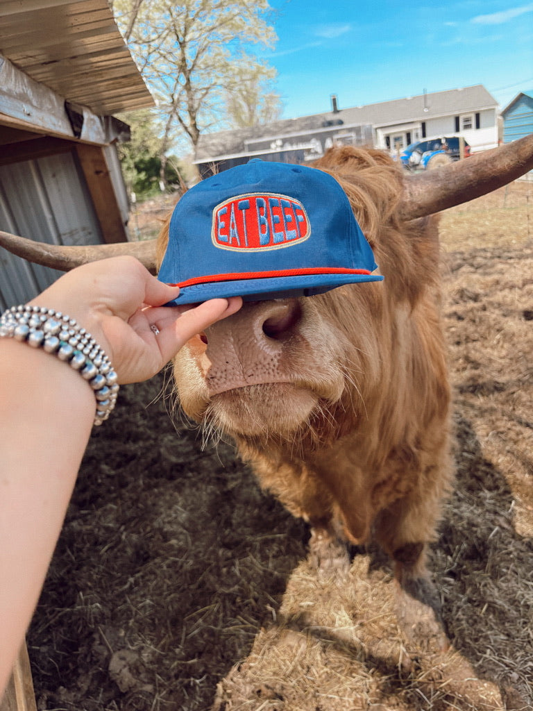 VINTAGE EAT BEEF CAP