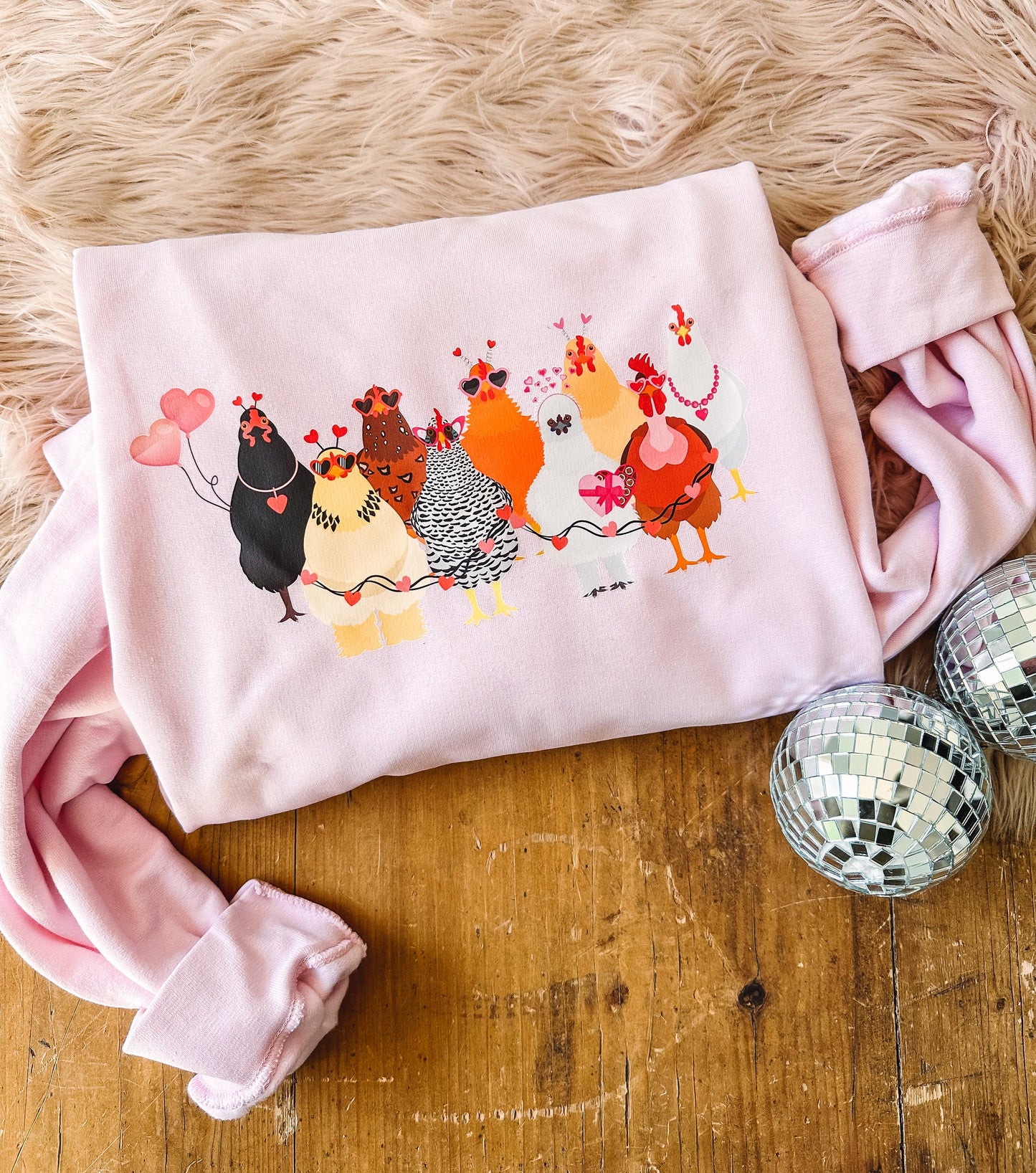 Valentines Chicken - Graphic Top