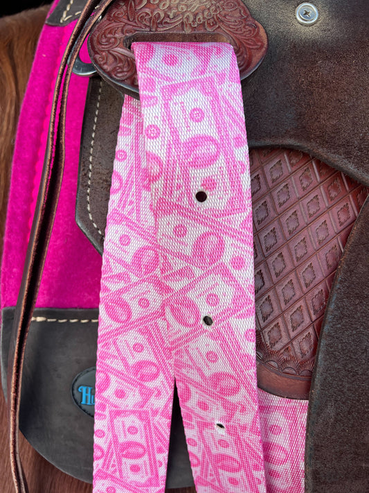 Dash for Cash (Pink) Cinch Strap Set