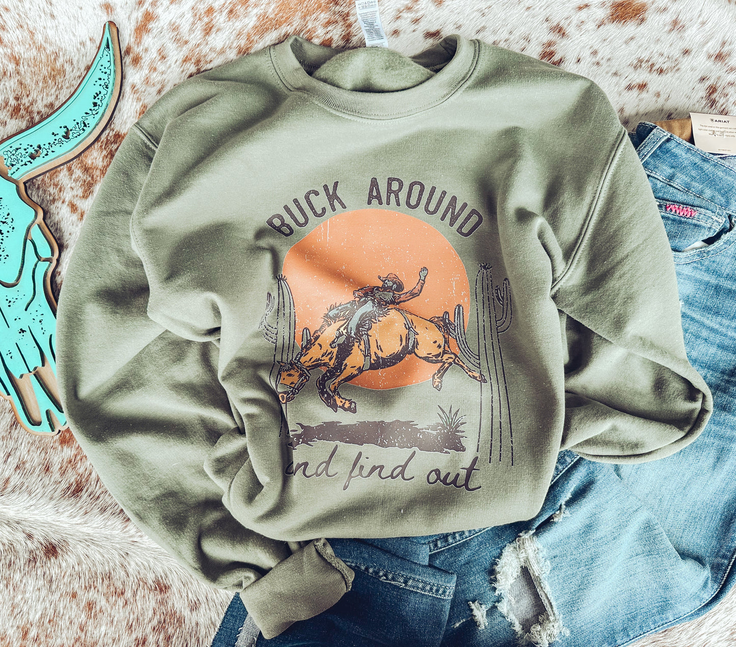 Buck Around - Graphic Top