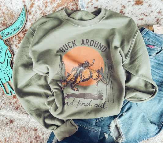 Buck Around - Graphic Top