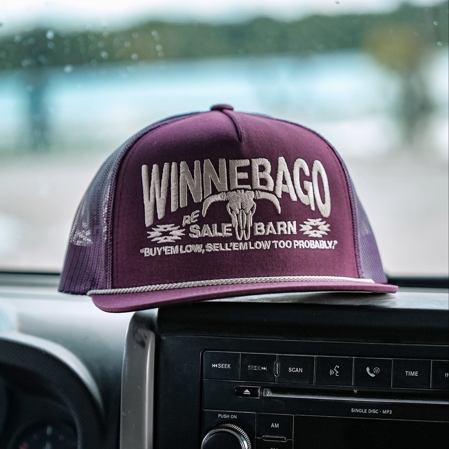 Maroon Winnebago Sale Barn Cap