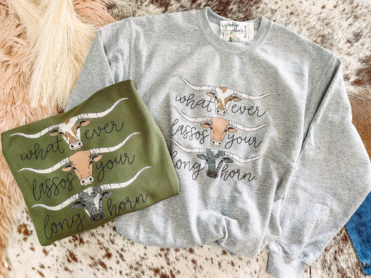 Whatever Lassos - Graphic Top