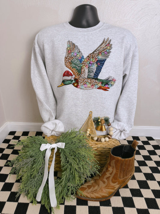 HOLIDAY BEDAZZLED DUCK